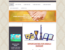 Tablet Screenshot of forkschurch.com